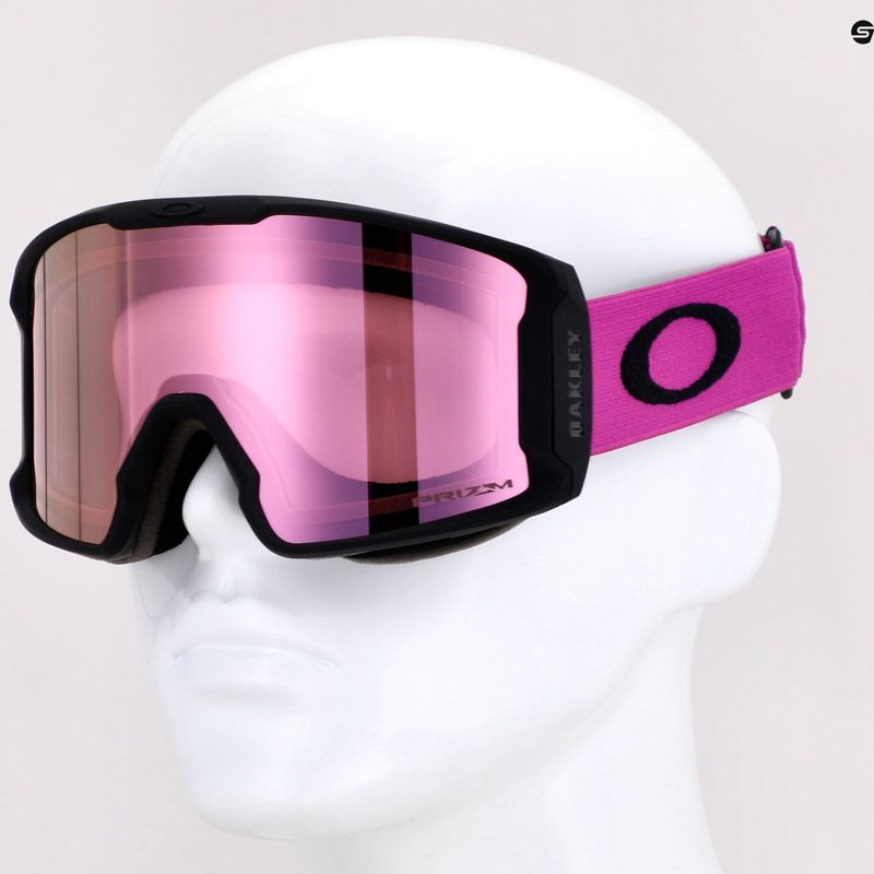 Маска лижна Oakley Line Miner matte ultra purple/prizm snow hi pink iridium OO7093-57 5