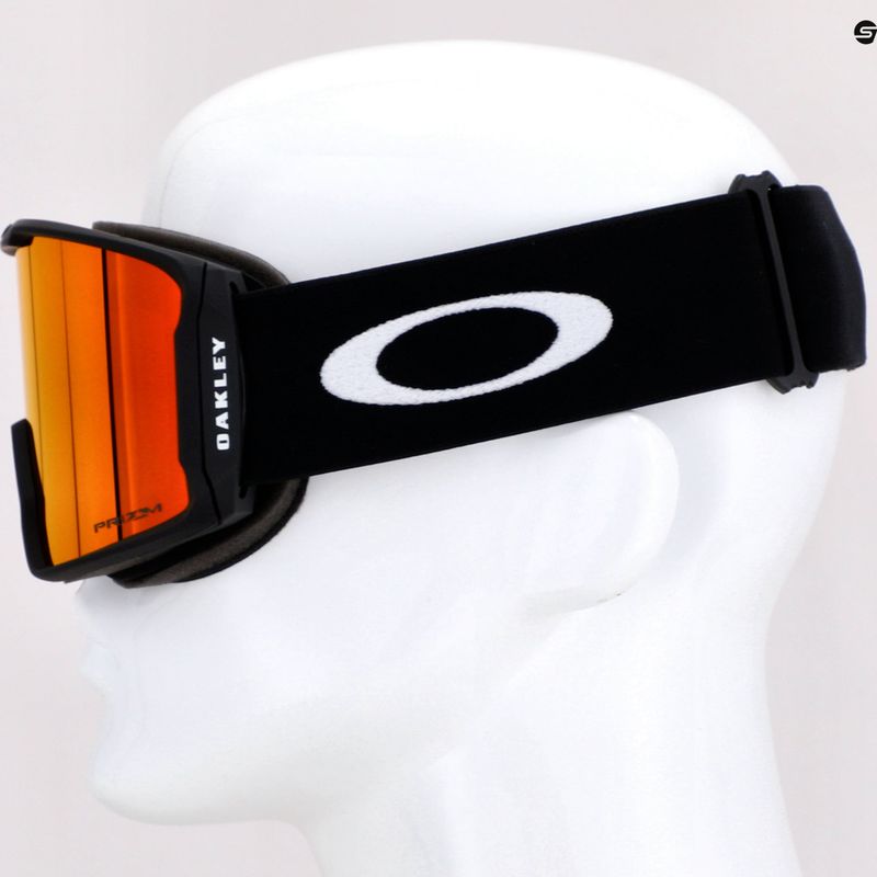 Маска лижна Oakley Line Miner matte black/prizm snow torch iridium OO7070-02 5