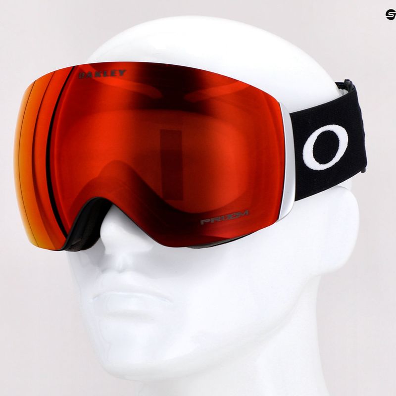 Маска лижна Oakley Flight Deck matte black/prizm snow torch iridium OO7050-33 5