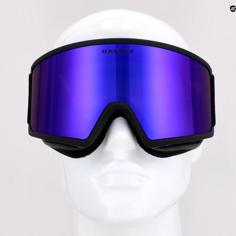 Маска лижна Oakley Target Line matte black/violet iridium OO7120-14 7