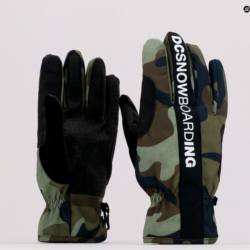 Рукавиці сноубордичні чоловічі DC Salute woodland camo green 7
