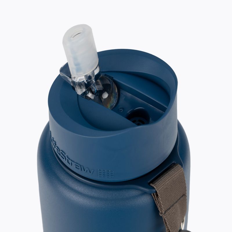 Пляшка туристична Lifestraw Go Stainless Steel 710ml блакитна LSGOSSMB1 3