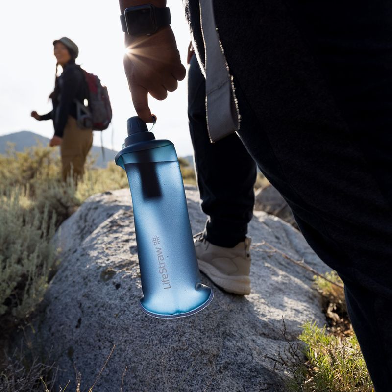 Фляга LifeStraw Peak Squeeze mount blue 8