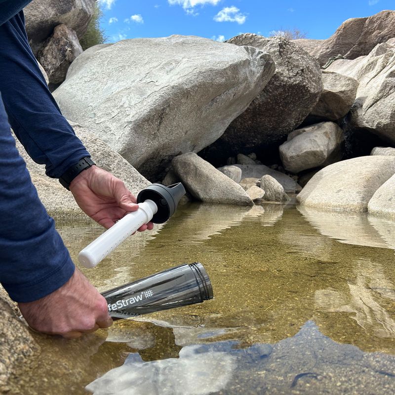 Пляшка туристична Lifestraw Go 2.0 z filtrem 650 ml black 5