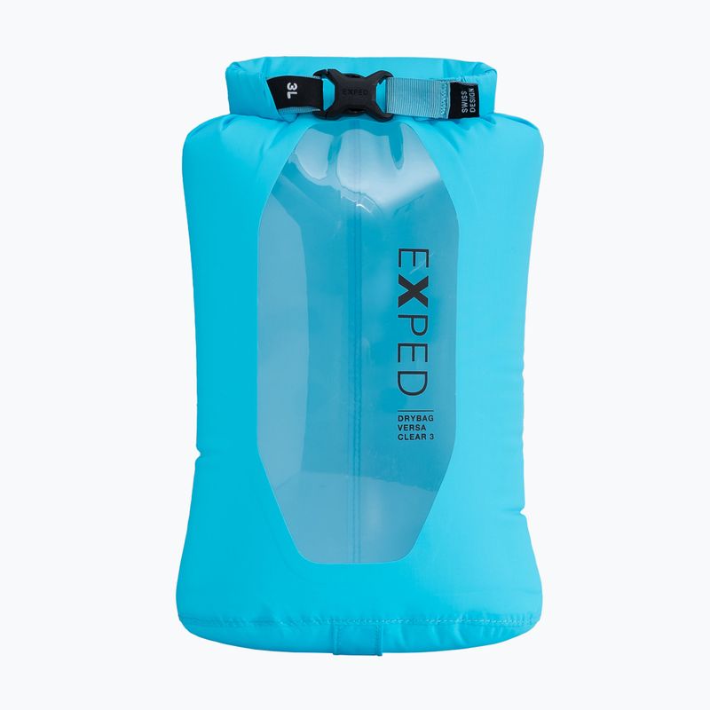 Сумка водонепроникна Exped Drybag Versa Clear 3 л cyan