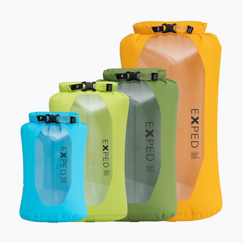 Сумка водонепроникна Exped Drybag Versa Clear 3 л cyan 3