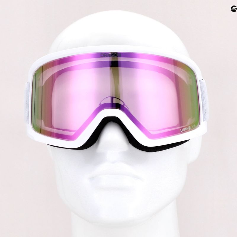 Маска лижна  DRAGON DX3 OTG white/lumalens pink ion 40494/6130101 7