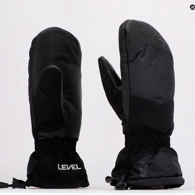 Рукавиці для сноуборду чоловічі Level Yeti Mitt чорні 2085 7