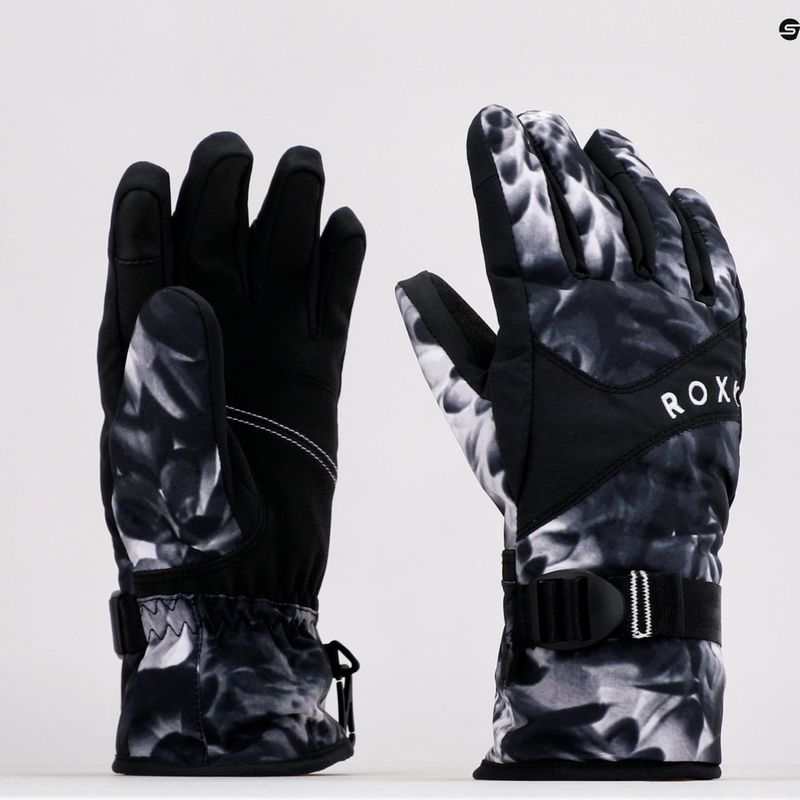 Рукавиці сноубордичні жіночі ROXY Jetty true black future flower 6