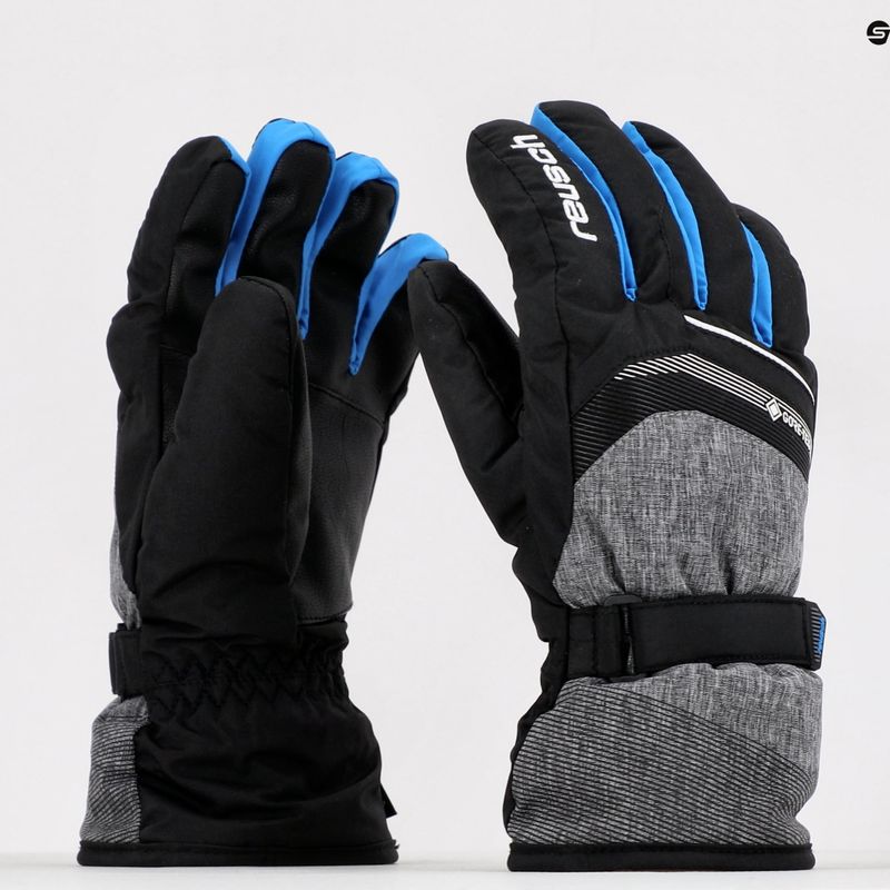 Рукавиці лижні дитячі  Reusch Bolt GTX чорно-сірі 49/61/305/7687 6