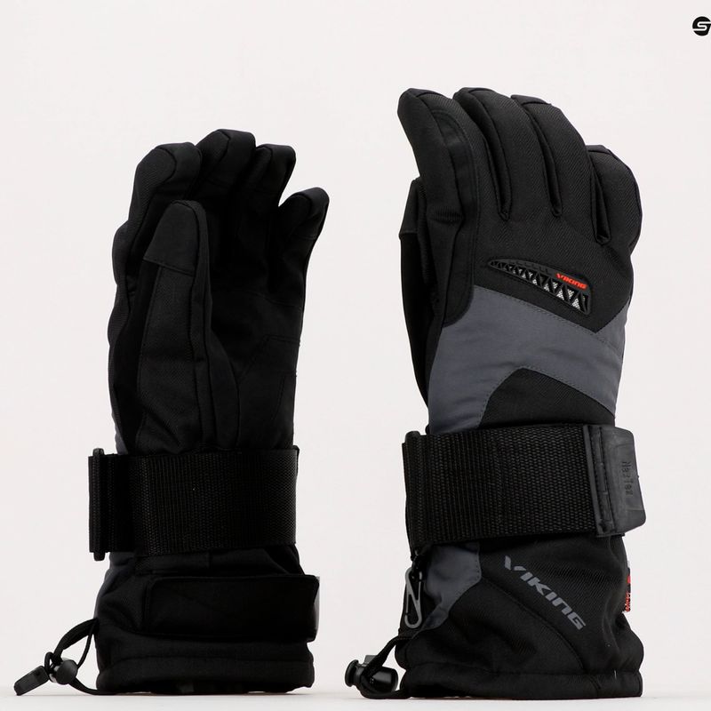 Рукавиці для сноуборду чоловічі Viking Trex Snowboard сірі 161/19/2244/08 10