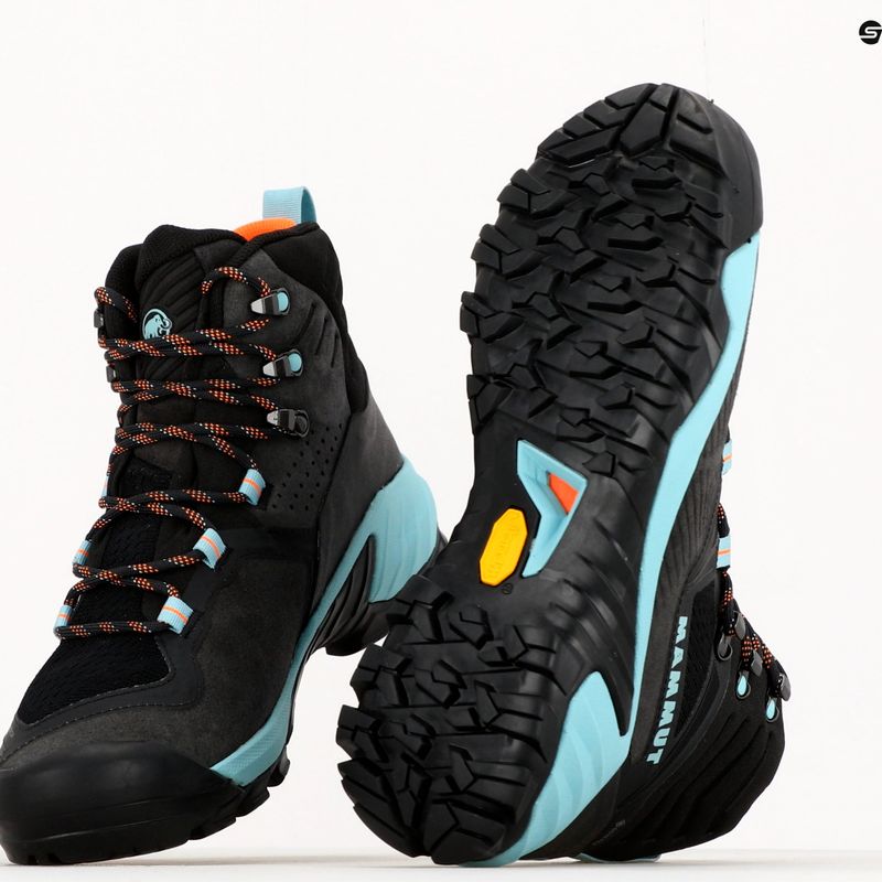 Черевики для трекінгу жіночі Mammut Sapuen High GTX чорні 11