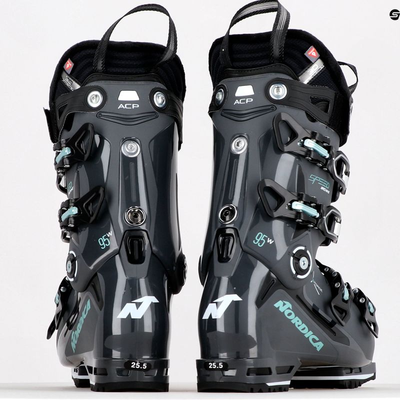 Черевики лижні жіночі Nordica Speedmachine 3 95 W GW сірі 050G2300047 12