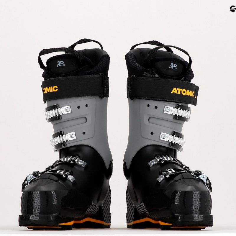 Черевики лижні чоловічі Atomic Hawx Prime 100 GW black/grey/saffron 10