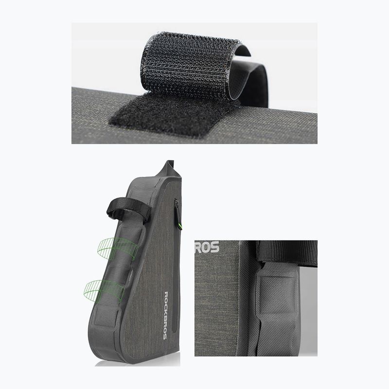 Сумка велосипедна на раму Rockbros AS-017 5 л dark green 4