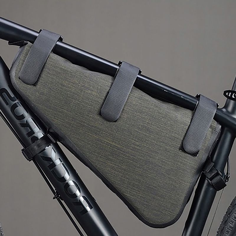 Сумка велосипедна на раму Rockbros AS-017 5 л dark green 7