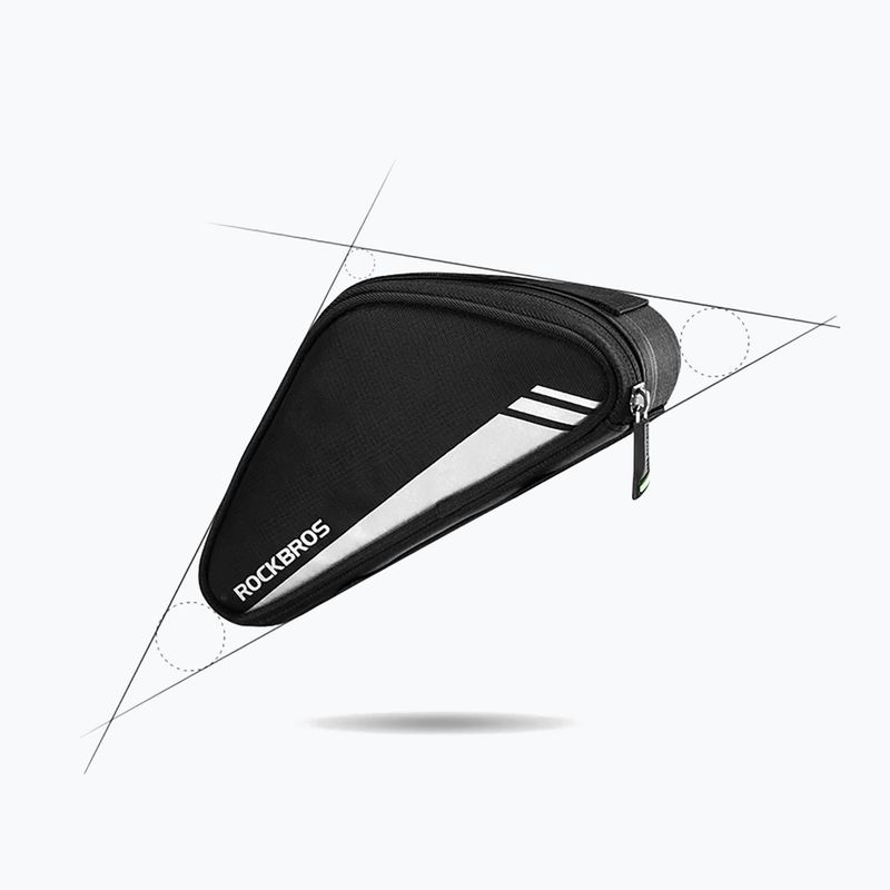 Сумка велосипедна на раму Rockbros B55-BK 0,7 л black 2