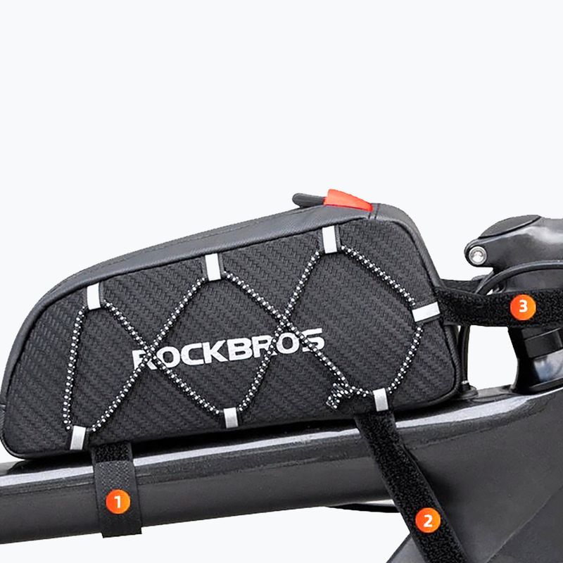 Сумка велосипедна на раму Rockbros 1 л black 4