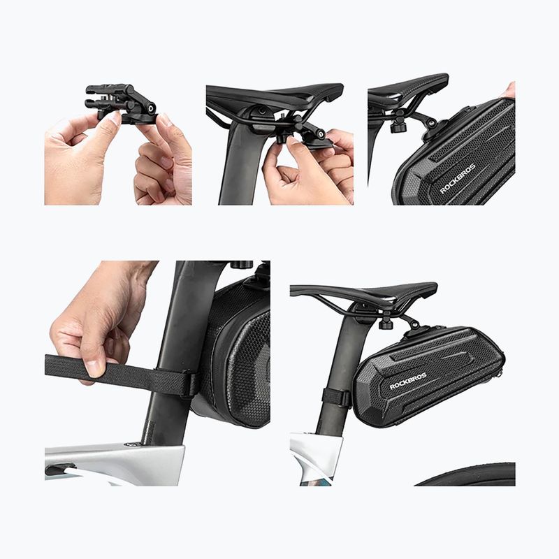 Сумка велосипедна під сідло Rockbros B69 1,8 л black 2