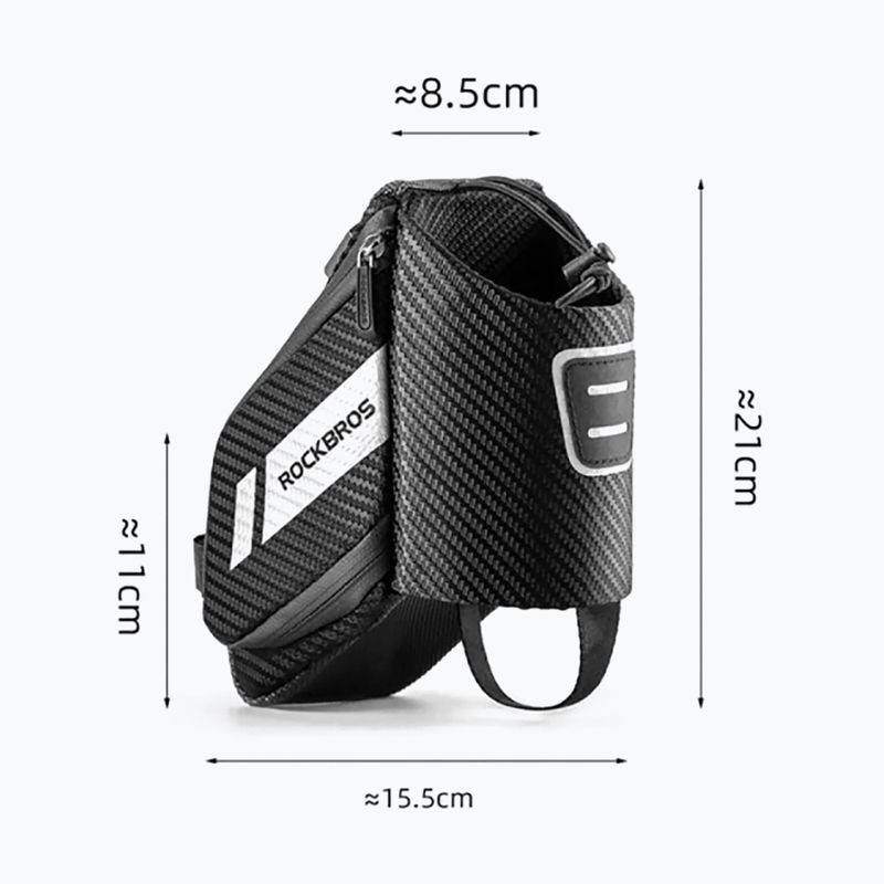 Сумка велосипедна під сідло Rockbros C32 1,5 л black 2