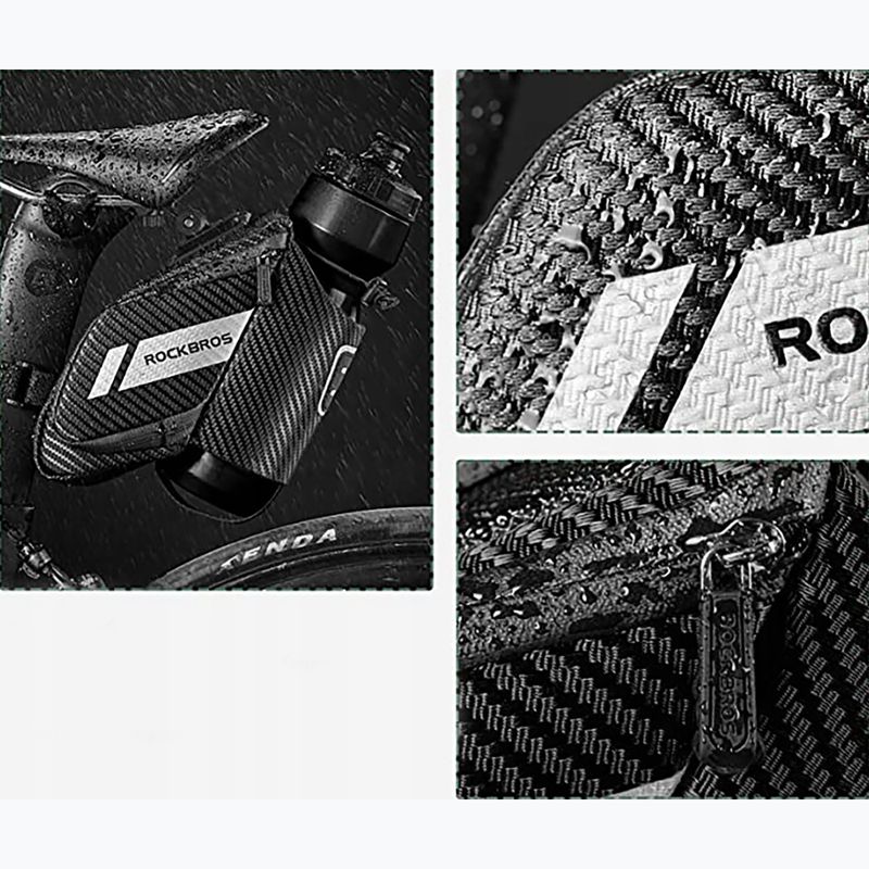 Сумка велосипедна під сідло Rockbros C32 1,5 л black 3