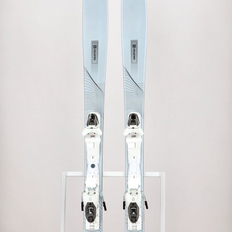Лижі гірські жіночі  Salomon Stance W80 + M10 GW білі L41494000/L4113260010 10