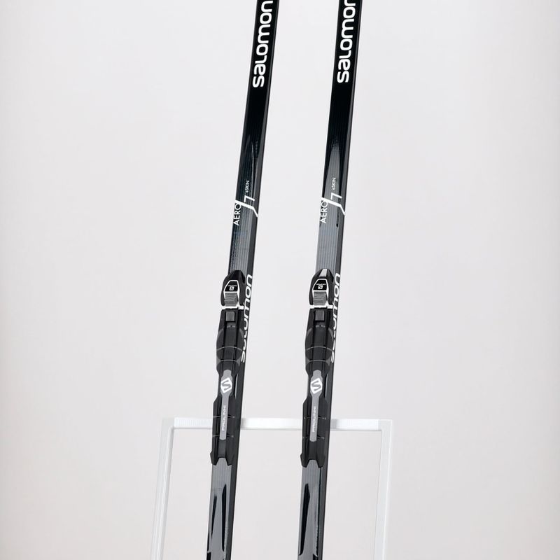 Лижі бігові Salomon Aero 7 Eskin + Prolink Access чорно-червоні L412131PM 14