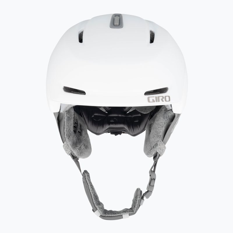 Шолом гірськолижний жіночий Giro Avera Mips matte white 2