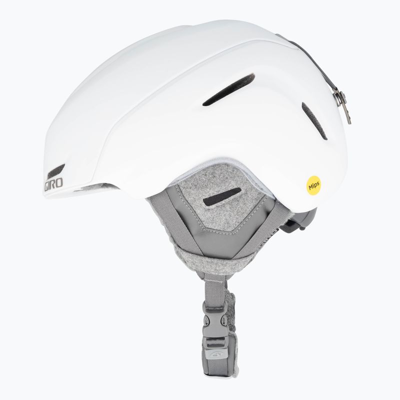 Шолом гірськолижний жіночий Giro Avera Mips matte white 4