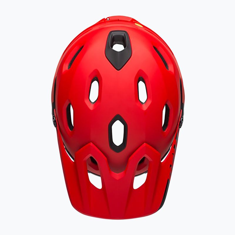 Шолом велосипедний Bell FF Super DH MIPS Spherical matte gloss crimson/black 5