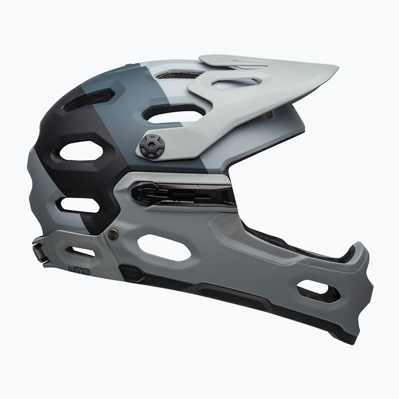 Шолом велосипедний Bell Full Face Super 3R MIPS downdraft matte gray/gunmetal 2