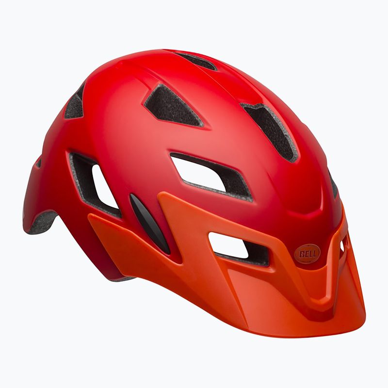 Шолом велосипедний дитячий Bell Sidetrack Integrated MIPS Jr matte red/orange