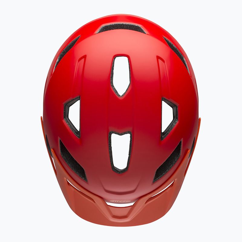 Шолом велосипедний дитячий Bell Sidetrack Integrated MIPS Jr matte red/orange 4