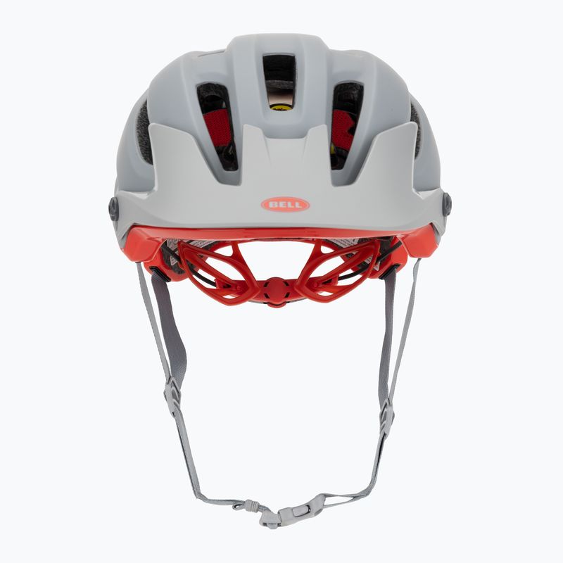 Шолом велосипедний Bell 4Forty Integrated MIPS matte gloss gray/crimson 2