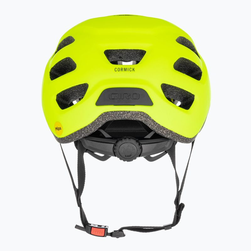 Шолом велосипедний Giro Cormick Integrated MIPS matte highlight yellow black 3