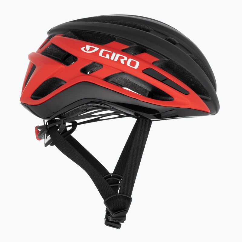 Шолом велосипедний Giro Agilis matte black bright red 4