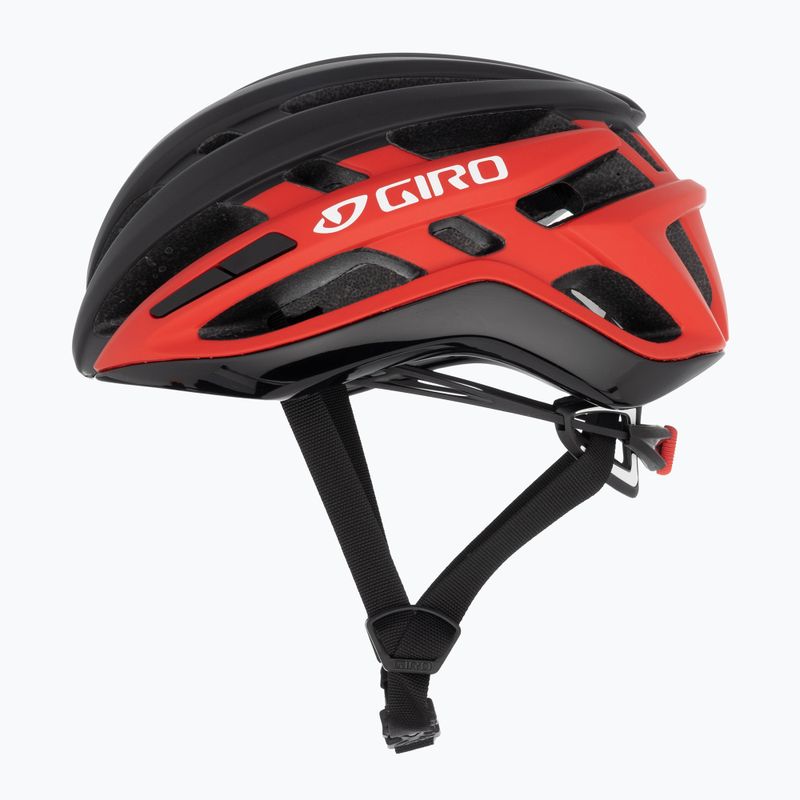 Шолом велосипедний Giro Agilis matte black bright red 5