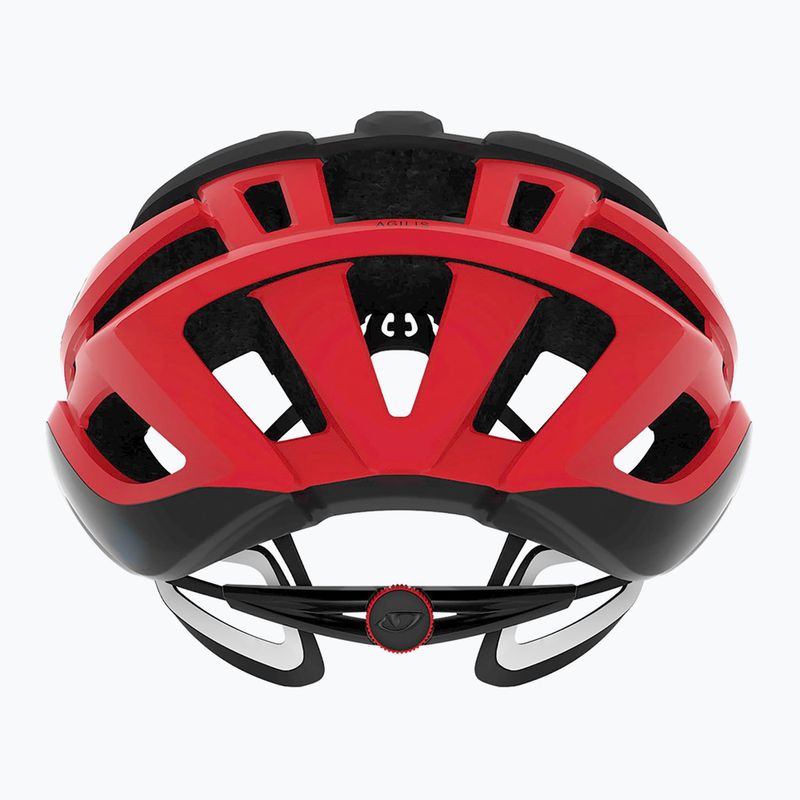 Шолом велосипедний Giro Agilis Integrated MIPS matte black/bright red 3