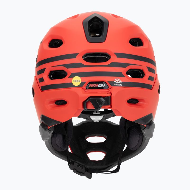 Шолом велосипедний Bell FF Super DH MIPS Spherical fasthouse matte gloss red/black 4