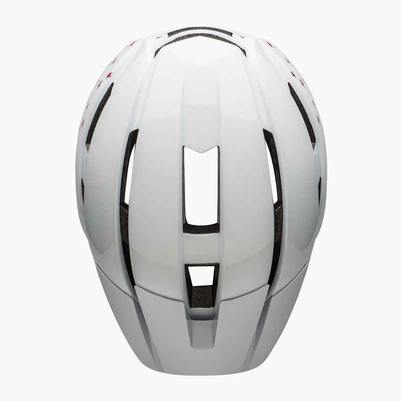 Шолом велосипедний дитячий Bell Sidetrack II Integrated MIPS white stars 4