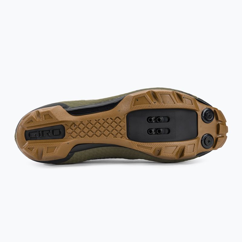 Кросівки велосипедні МТВ чоловічі Giro Ranger olive gum 5