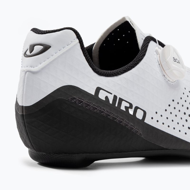 Кросівки велосипедні шосе чоловічі Giro Cadet Carbon white 9