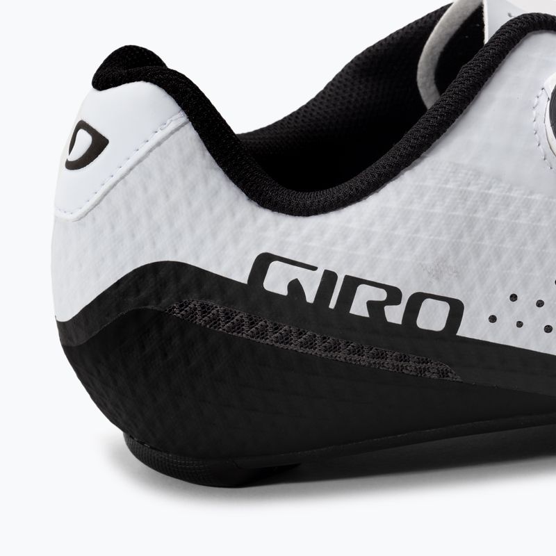 Кросівки велосипедні шосе чоловічі Giro Regime Carbon white 8