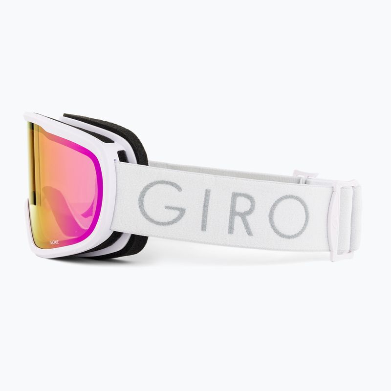 Окуляри гірськолижні жіночі Giro Moxie white core light/amber pink/yellow 5