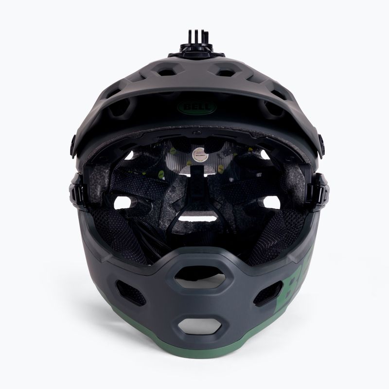 Шолом велосипедний Bell Full Face Super 3R Mips зелений BEL-7126668 2