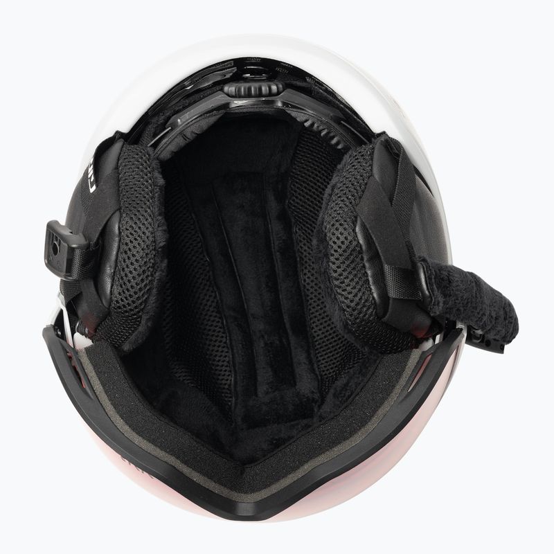 Шолом гірськолижний Giro Orbit Spherical matte light grey/vivid ember 6
