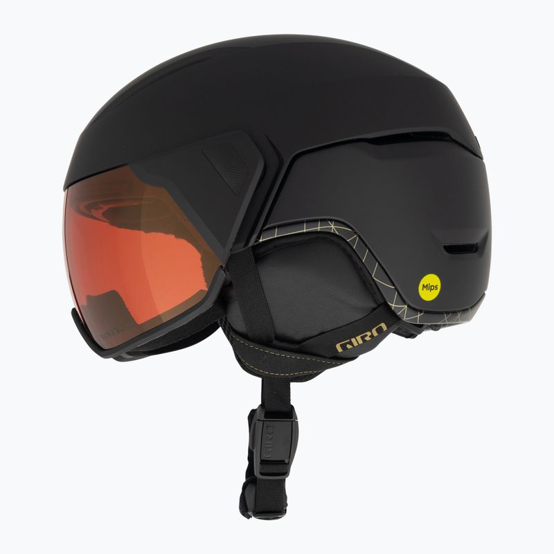 Шолом гірськолижний жіночий Giro Aria Spherical matte black/vivid cooper 5
