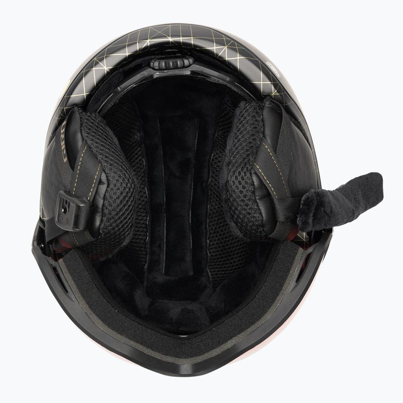 Шолом гірськолижний жіночий Giro Aria Spherical matte black/vivid cooper 6