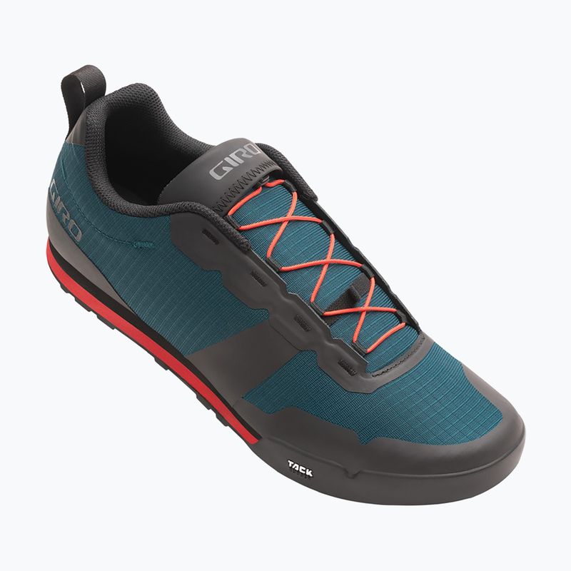 Кросівки велосипедні чоловічі Giro Tracker Fastlace harbor blue/bright red 2