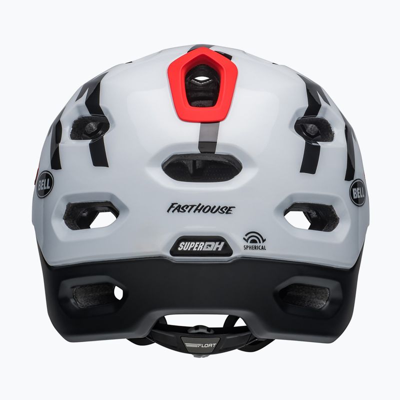 Шолом велосипедний Bell FF Super DH MIPS Spherical fasthouse matte gloss black/white 5